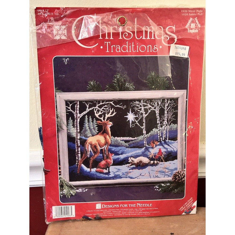 Designs for the Needle Christmas Traditions Cross Stitch Kit Silent Night #1928